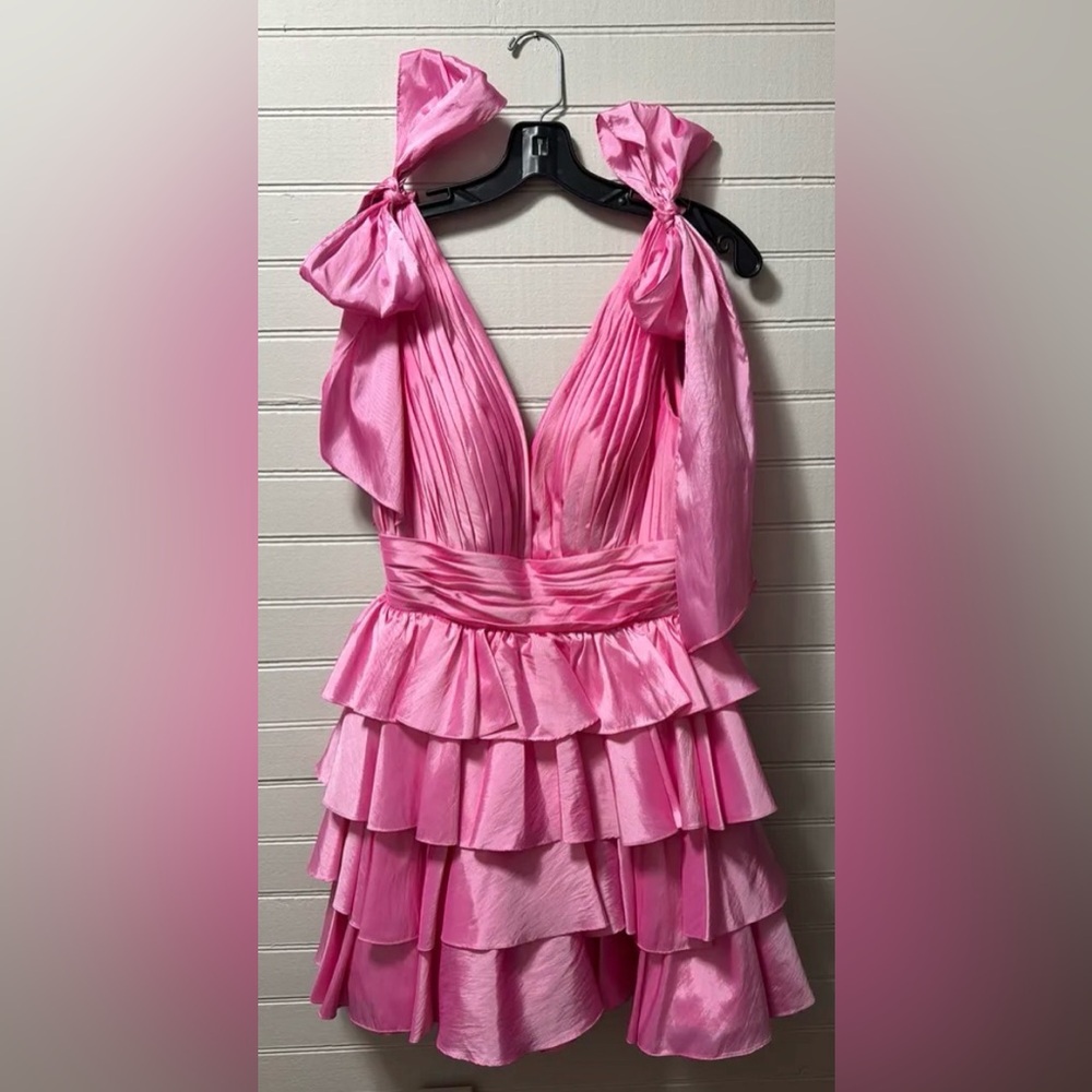Sherri Hill Vibrant Pink Dress Size 4